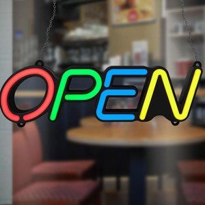 Royal Sovereign Custom Color LED Open Sign (RSB-1770E)